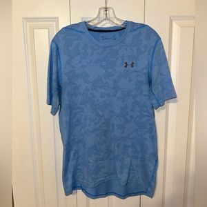 Under Armour Baby Blue Threadborne Shirt